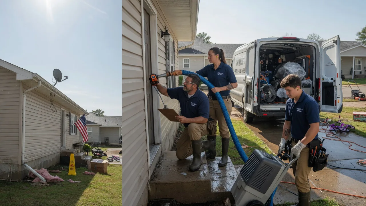 Ceiling Water Damage Restoration in Prudenville, MI near me